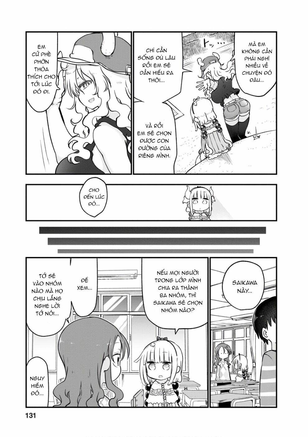 cuộc sống trả ơn của nàng rồng tohru! chapter 67: \"kanna và phe phái\" - Next chapter 68: \"kobayashi và chuyện kiêng rượu\"